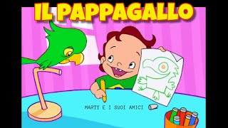 IL PAPPAGALLO  Marty e i suoi amici  Canzoni Per Bambini [upl. by Nador540]