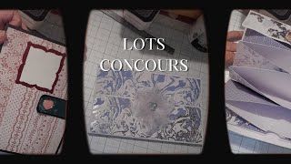 Présentation de petites créations pour le concours scrapbooking [upl. by Enoryt]