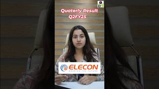 Elecon Engineering Company ltd Q2FY25 Result Out shortsfeed q2fy25result elecon brightermind [upl. by Heimlich793]