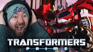 OPTIMUS PRIME 20 LOOKS SICK FIRST TIME WATCHING  Transformers Prime Season 3 Episode 4 REACTION [upl. by Wendelina]