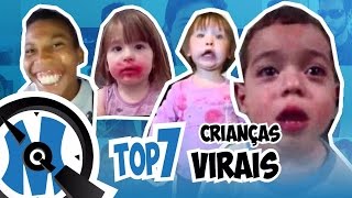 Crianças mais Famosas da Internet  Top 7  QminutosQ S02E22 [upl. by Ace]