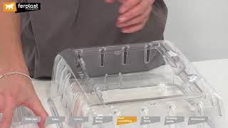 FERPLAST COMBI 1 HAMSTER HOME ASSEMBLY INSTRUCTIONS [upl. by Laven]