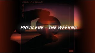 Privilege  The Weeknd Subtitulos al español [upl. by Adiela]