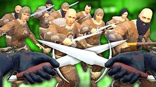 FIGHTING AN ARMY More Enemies  Blades and Sorcery VR Gameplay [upl. by Zadoc417]