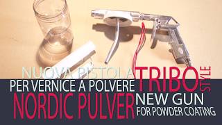 Verniciatura a polvere TRIBO con la pistola Nordic Pulver [upl. by Eylatan273]