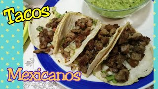 Como Hacer Tacos Mexicanos paso a paso Riquisimos tacos [upl. by Kaitlynn340]