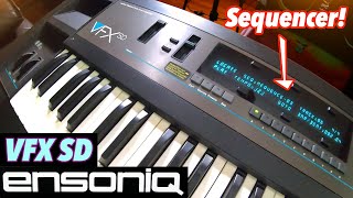 Ensoniq VFX SD Synthesizer Workstation [upl. by Olvan873]