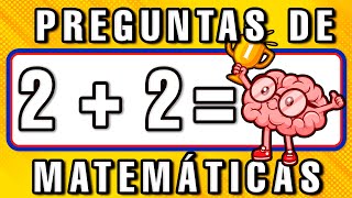 ✅ 50 PREGUNTAS DE MATEMÁTICAS ➕🟰➗ con opciones ABC  Ultra Top [upl. by Adalbert]