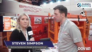 SUBSEA EXPO 2019  OGV interview Steven Simpson from Brimmond Group [upl. by Duomham]