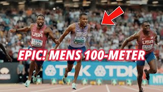 Noah Lyles VS Letsile Tebogo VS Zharnel Hughes 100m Showdown  London Diamond League 2024 [upl. by Rorke]