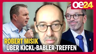 Koalitionspoker Kickl trifft SPÖChef Babler  Robert Misik [upl. by Stodder]