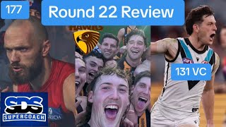 Season Cooked But Not Hawthorn Round 22 Review SDS SuperCoach AFL SuperCoach 2024 [upl. by Merfe268]