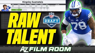 Chiefs OT Kingsley Suamataia 2024 NFL Draft Scouting Report [upl. by Ninahs]