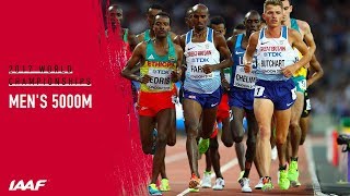 Mens 5000m Final  IAAF World Championships London 2017 [upl. by Heaps]