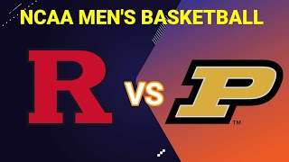 Rutgers vs Purdue  2023 NCAA MENS BASKETBALL LIVE SCORE [upl. by Adela]