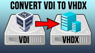 How to Convert a VirtualBox VDI Virtual Disk to a HyperV VHDX File [upl. by Deevan296]