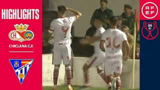 Resumen CopaDelRey  Chiclana CF 40 Melilla CD  Eliminatoria Previa  Temporada 202425 [upl. by Bonnee580]