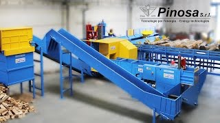 PINOSANET EPC 800 FIREWOOD PLANT [upl. by Eilyak]