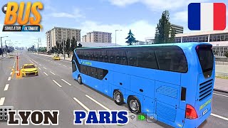 🌐Ruta 16 🛑Lyon  Paris 509 Km 🔵FRANCIA 🚧🚍BUS SIMULATOR ULTIMATE 💥Bus Neopan Skyliner 2020 [upl. by Nerat553]