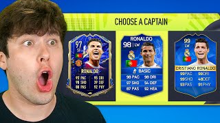 I Got Ronaldo In Every FUT Draft FIFA 1622 [upl. by Alegnad]