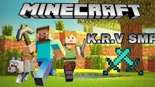 A NEW MINECRAFT SERVER  KRV SMP ep1  KRV GAMING live🔴 [upl. by Asira]