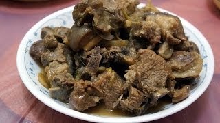 Hong Kong Recipe  Braised mutton in Preserved Tofu [upl. by Asilem]