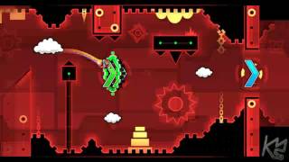 Geometry Dash  Traction by Ferdefunky Hard Demon Gauntlet Complete  3 Coins Live [upl. by Rame]