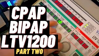 How to set up CPAP and BiPAP Non Invasive Ventilation with LTV 1200 Ventilator Part 2 [upl. by Baptlsta]