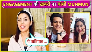 Yeh SachMunmun Dutta First Reaction On Her Engagement News With Raj Anadkat [upl. by Ross]