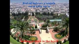 HATIKVAH with English amp Hebrew Lyrics plus Musical Notes [upl. by Gabey]