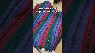 Are crochet blankets made with strips making a comeback crochetblanket [upl. by Aggarwal982]