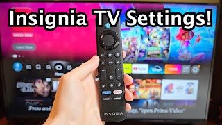 Insignia TV How to Open Settings 2 Menus [upl. by Maxi]