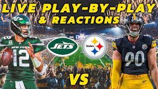 New York Jets vs Pittsburgh Steelers  Live PlayByPlay amp Reactions [upl. by Bradski410]