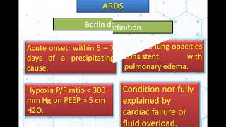 16 ARDS definition pathophysiology and aetiology [upl. by Grassi]