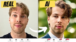 How to Create Professional LinkedIn Photos with AI [upl. by Richel]