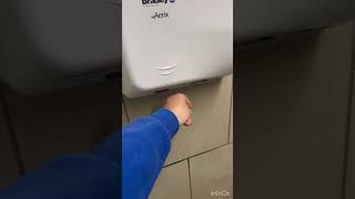 Bradley Mediclinics Speedflow® Automatic Hand Dryer  CVS Pharmacy  Hopewell Junction NY [upl. by Atirac664]