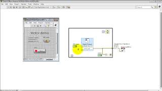 NI myRIO quotMotor demoquot LabVIEW project [upl. by Jovi]