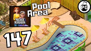 Huge Progress on Pool Area 🏡 Merge Mansion  Gameplay Walkthrough Part 147 [upl. by Benedix247]