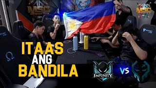 ITAAS ANG BANDILA  EXE vs IMP MY  GAME 3  MSC [upl. by Tekcirc]