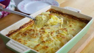 ZAPEČEN MLADI KROMPIR  RECEPT ZA KROMPIR GRATIN MOJE SESTRE [upl. by Izmar]