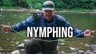 The BASICS of how to Nymph in Flyfishing Indicator Nymphing vs Euronymphing [upl. by Nnylidnarb]