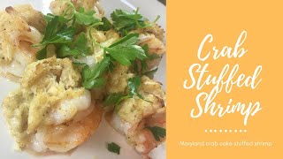 Maryland Crab Stuffed Shrimp  Chef Shan [upl. by Krusche57]