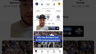 Being a Brewers fan is rough mlb baseball playoffs brewers mets [upl. by Ydahs344]