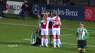 Highlights Ajax Vrouwen  PEC Zwolle 70 [upl. by Pattin]