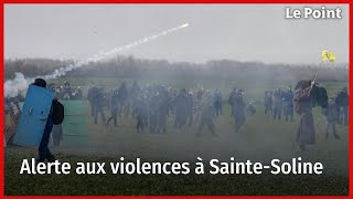 Alerte aux violences à SainteSoline [upl. by Norre]