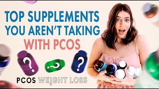 Best Supplements For PCOS WEIGHT LOSS ACNE amp HORMONES [upl. by Sherr]