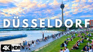 Düsseldorf Germany  4k HDR Walking Tour Through the Heart of the City [upl. by Irrab749]