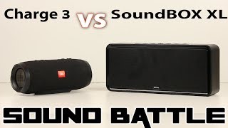 SoundBox XL VS Charge 3 SoundBattle [upl. by Osborne]