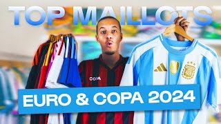 PRESENTATION DES NOUVEAUX MAILLOTS DES NATIONS ADIDAS EURO amp COPA AMERICA 2024 [upl. by Meirrak526]