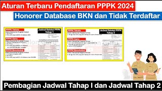 Pembagian Jadwal Gelombang 1 dan Gelombang 2  Aturan Terbaru Pendaftaran PPPK 2024 di Akun SSCASN [upl. by Nagud]